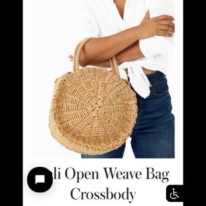 Crossbody weave bag
